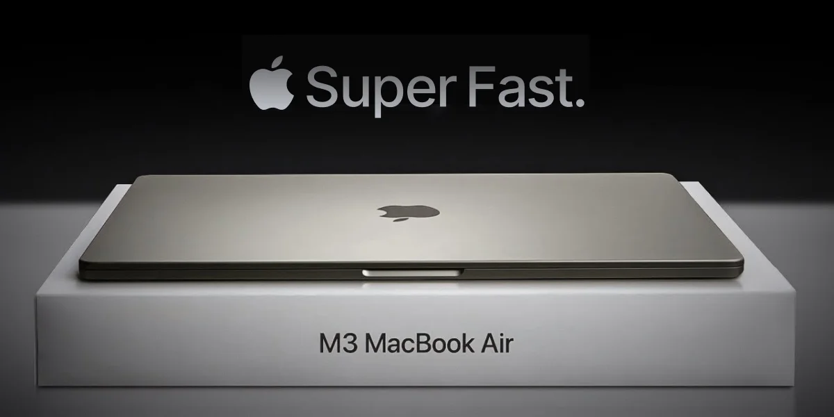 WERSJA DEV Apple MacBook Air M3 (13.6 inch, 8GB, 256GB, macOS)