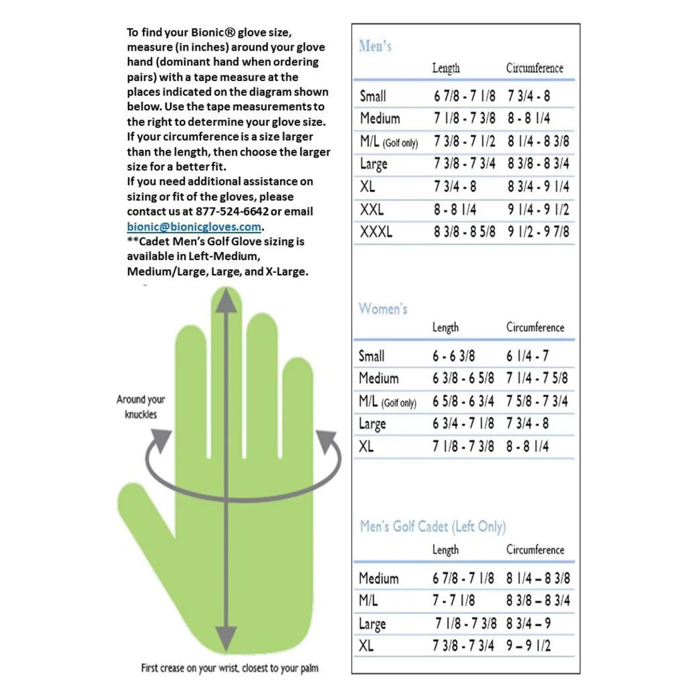 WERSJA DEV Bionic Gloves RelaxGrip 2.0 Golf Glove